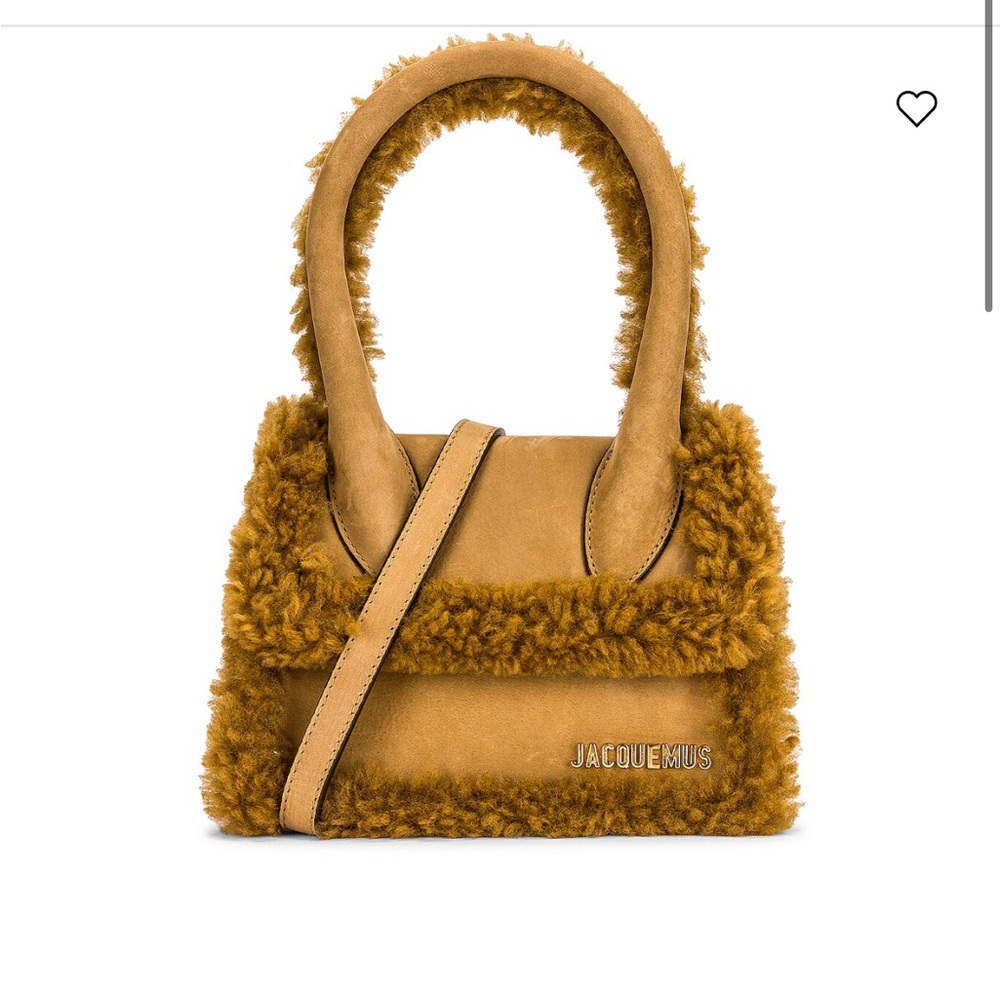 JACQUEMUS Chiquito Moyen Shearling Bag